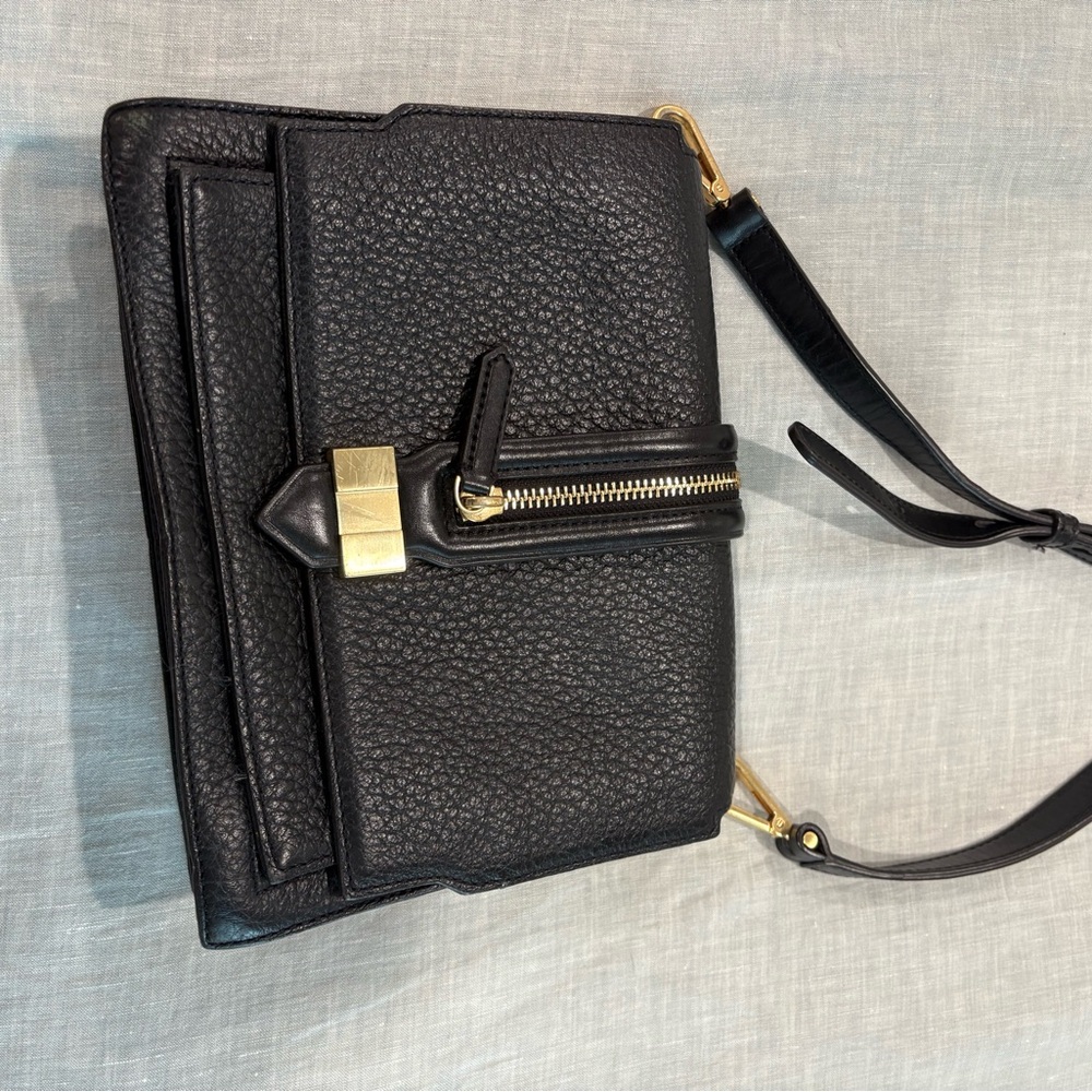 Rebecca Minkoff Black Leather Crossbody Bag